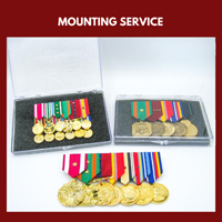 Cannon Service Medal Mounting